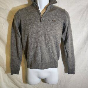 Lacoste Grey Wool Sweater Size Small
